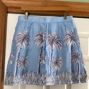 J Crew Linen Skirt